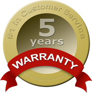 5 Year Warranty